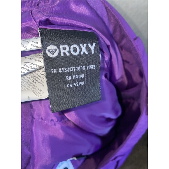 Roxy Snow board pants Diversion Pando Refitters Girls XL 16 Ski 10k purple - Picture 11 of 11